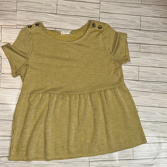 Retrology, Yellow Baby doll top - Picture 1 of 3